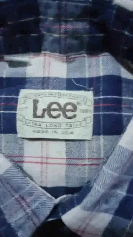 Man's 90's vintage Levis and Lee shirts