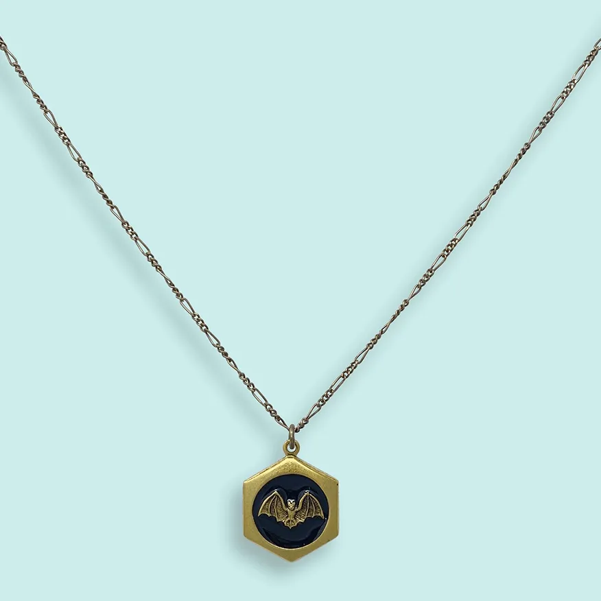 Midnight Flight Bat Necklace