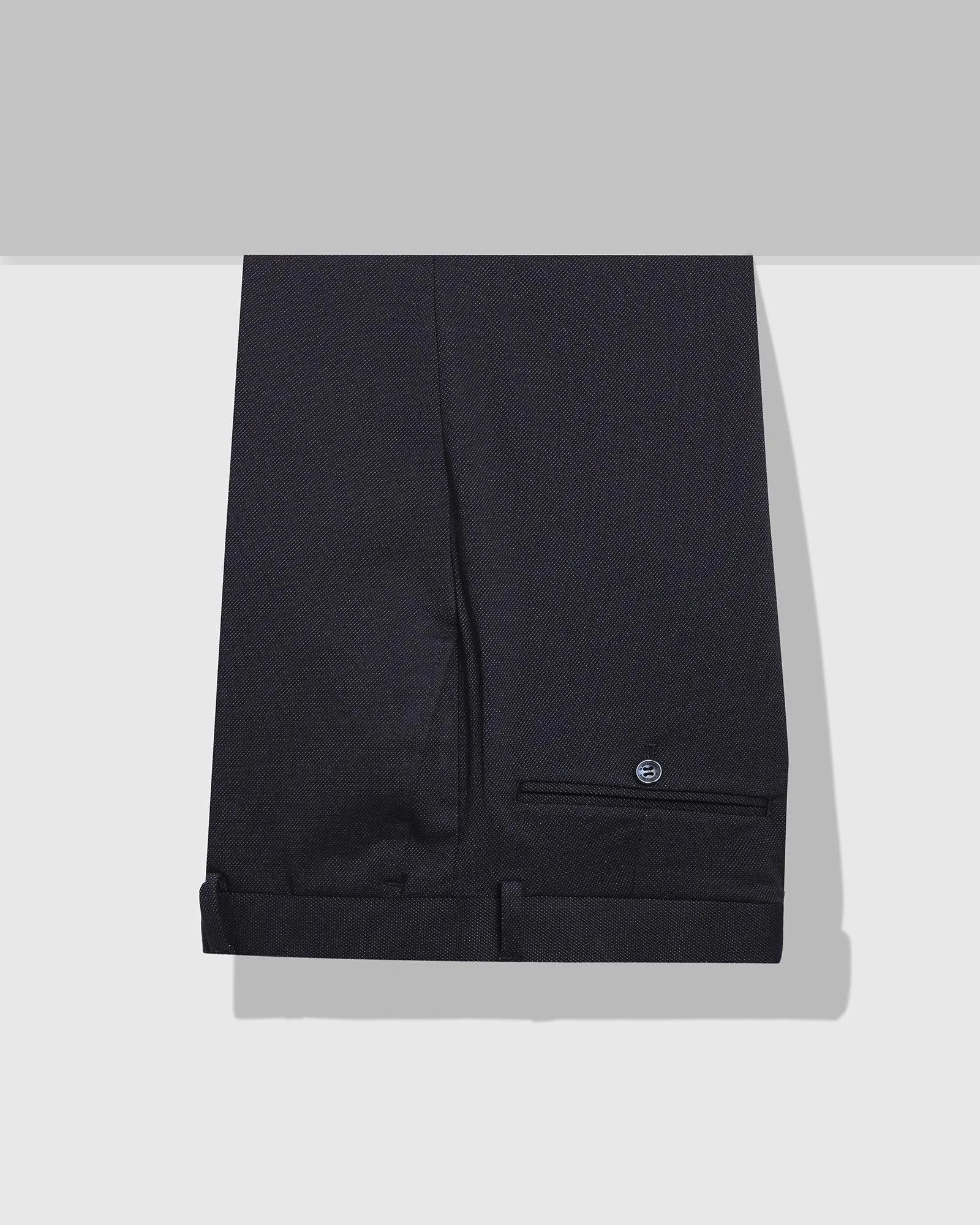 Must Haves Slim Comfort B-95 Formal Navy Solid Trouser - Miggins