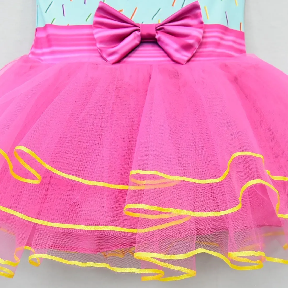 nancy Tutu Dress pink Princess Girls Birthday Party Dress Children fancy nancy Kids Unicorn Costume