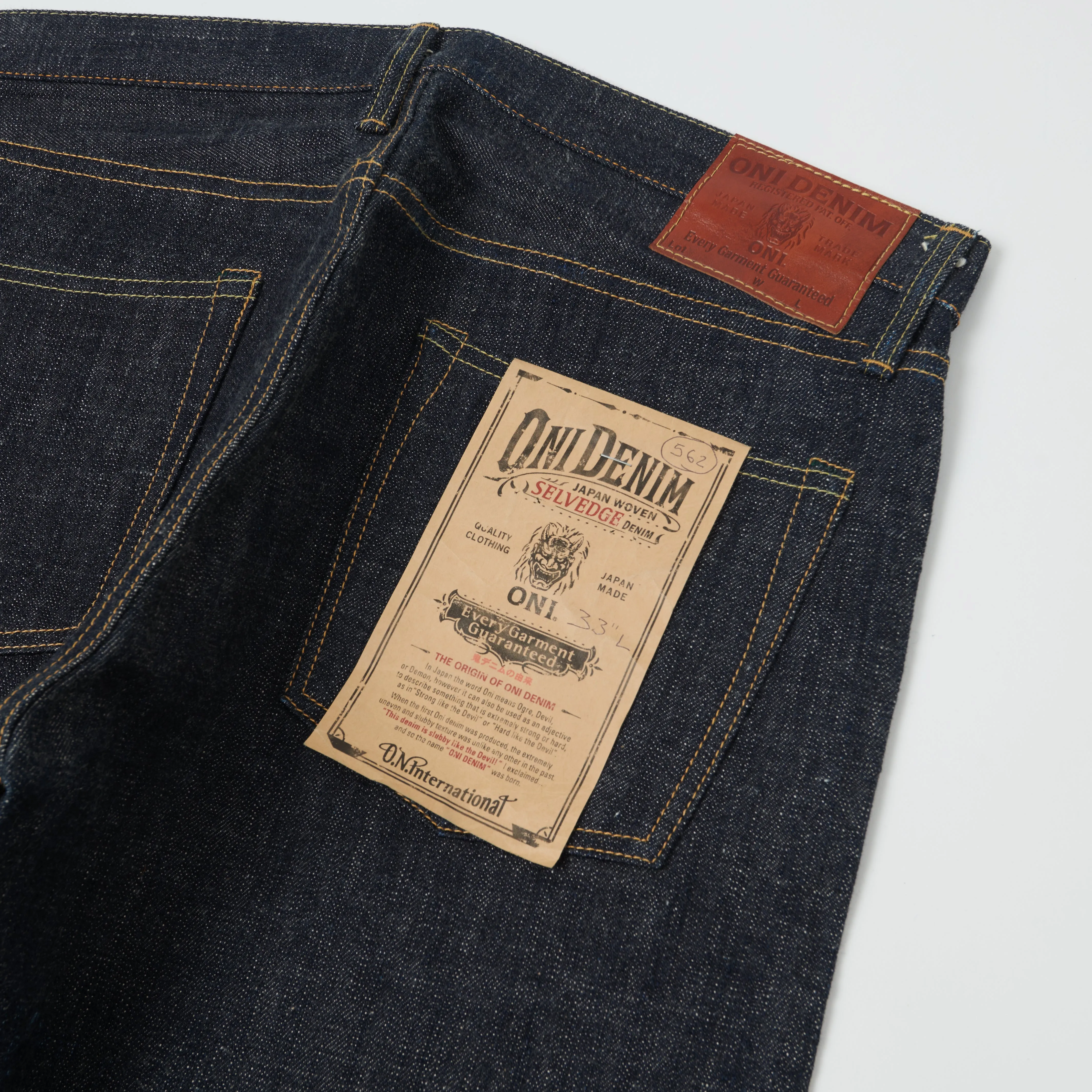 ONI 562 14oz Slim Straight Jean - Raw