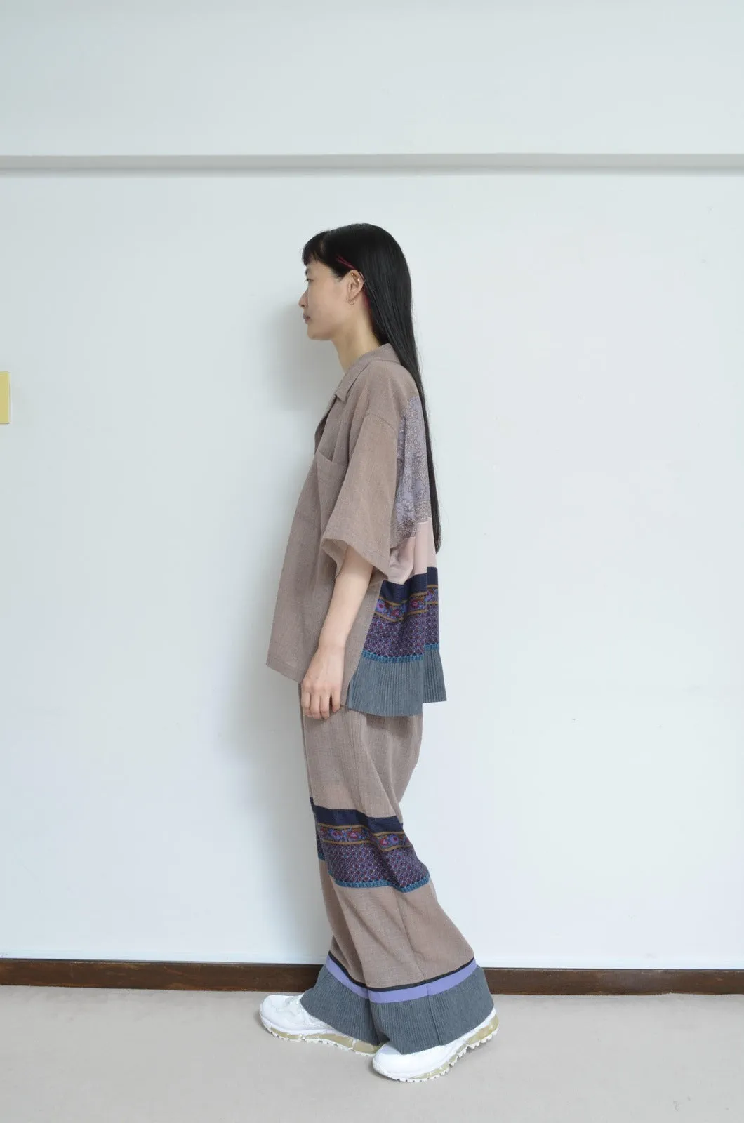 OPEN COLLAR SH_DULL PINK