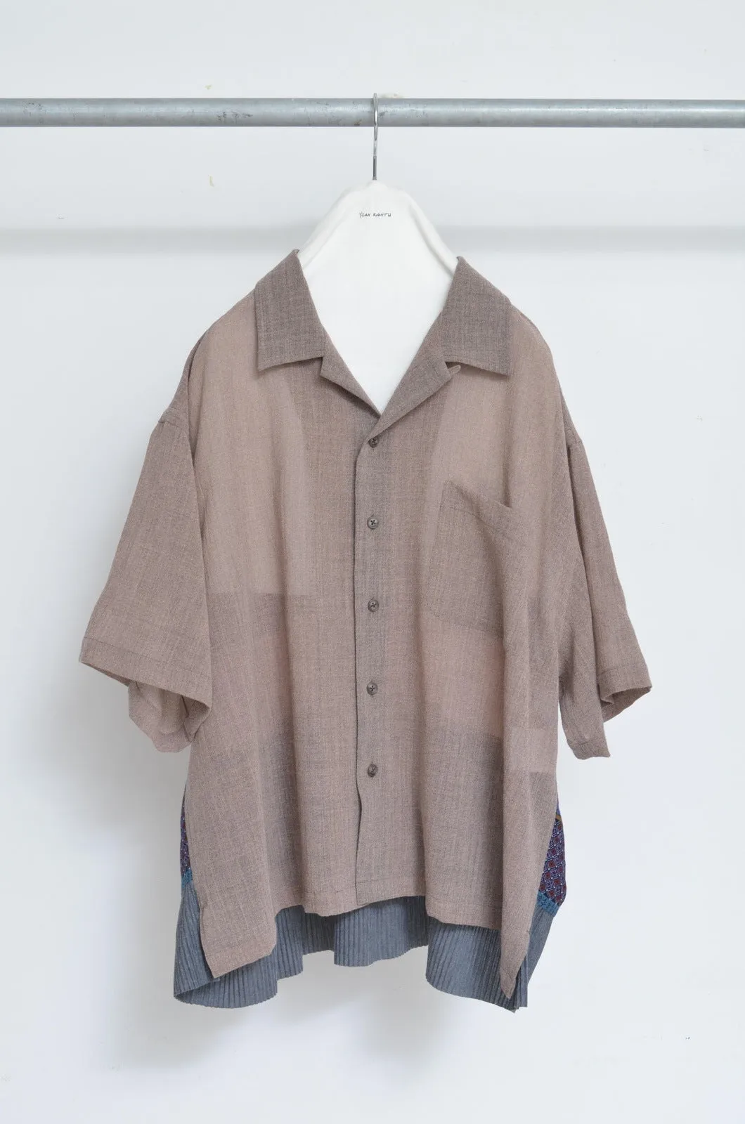 OPEN COLLAR SH_DULL PINK