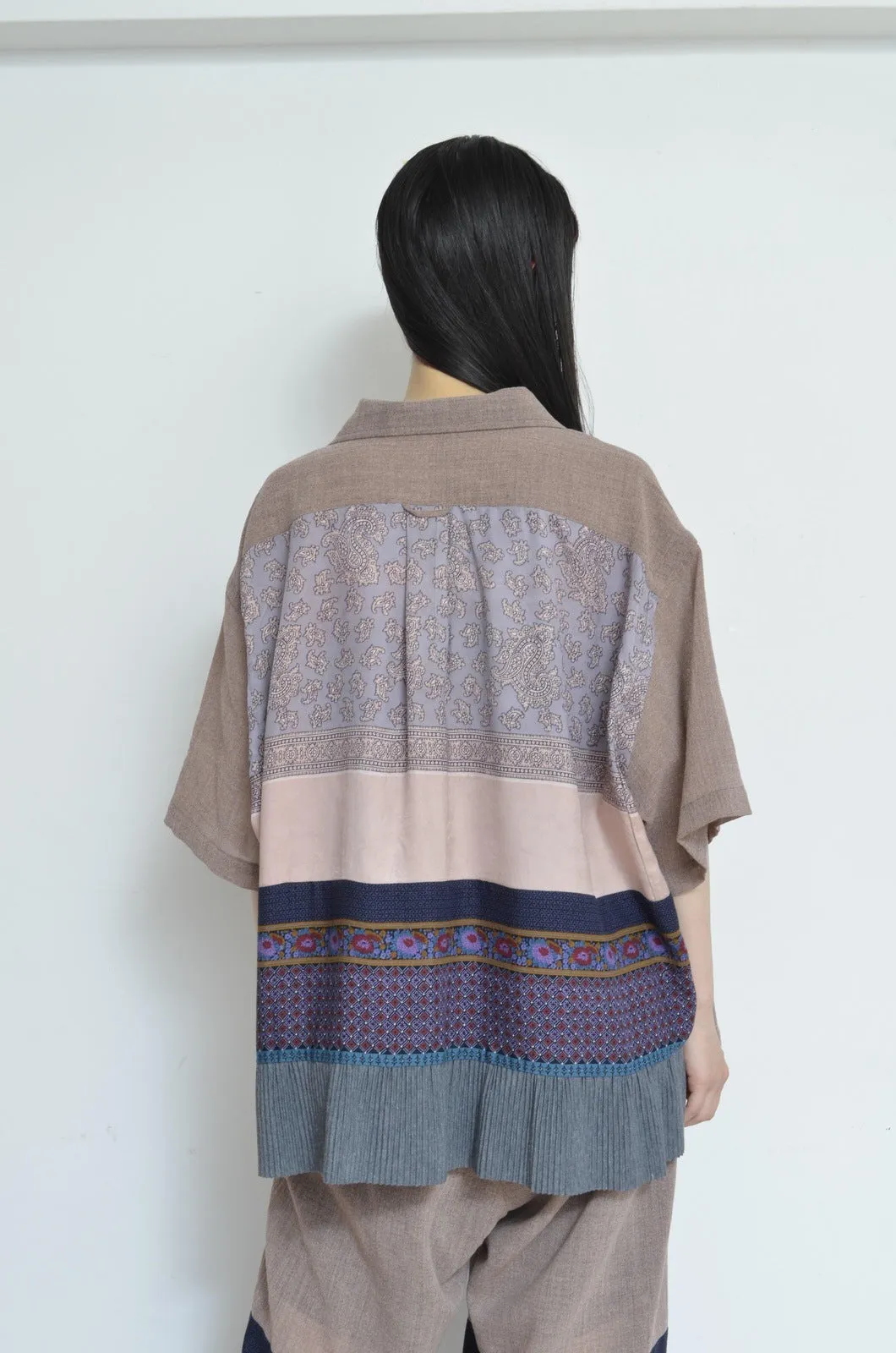 OPEN COLLAR SH_DULL PINK