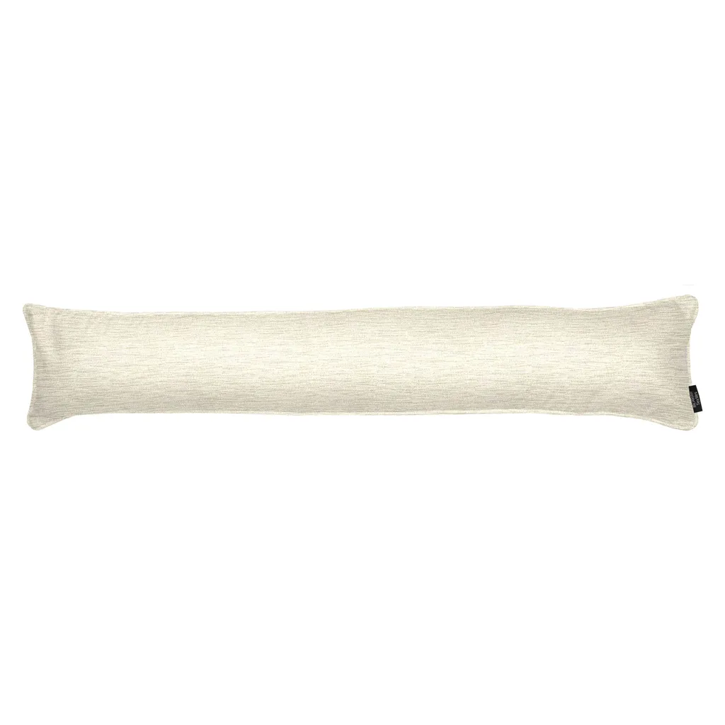 Plain Chenille Cream draught excluder