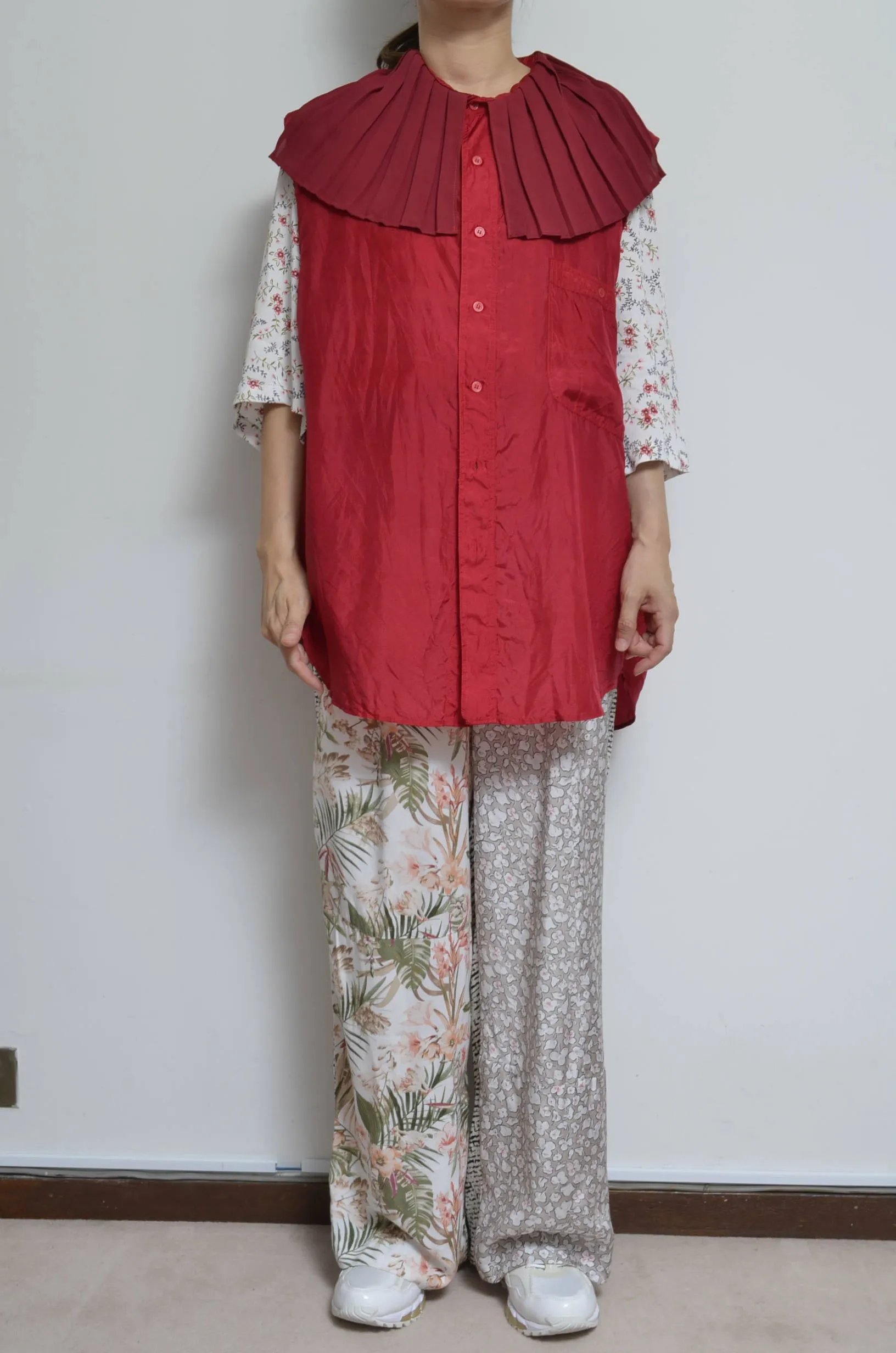 PLEATED COLLAR SH_D