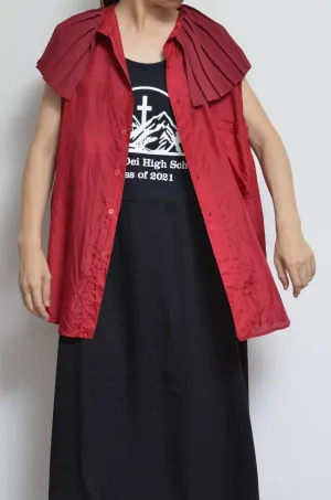 PLEATED COLLAR SH_D