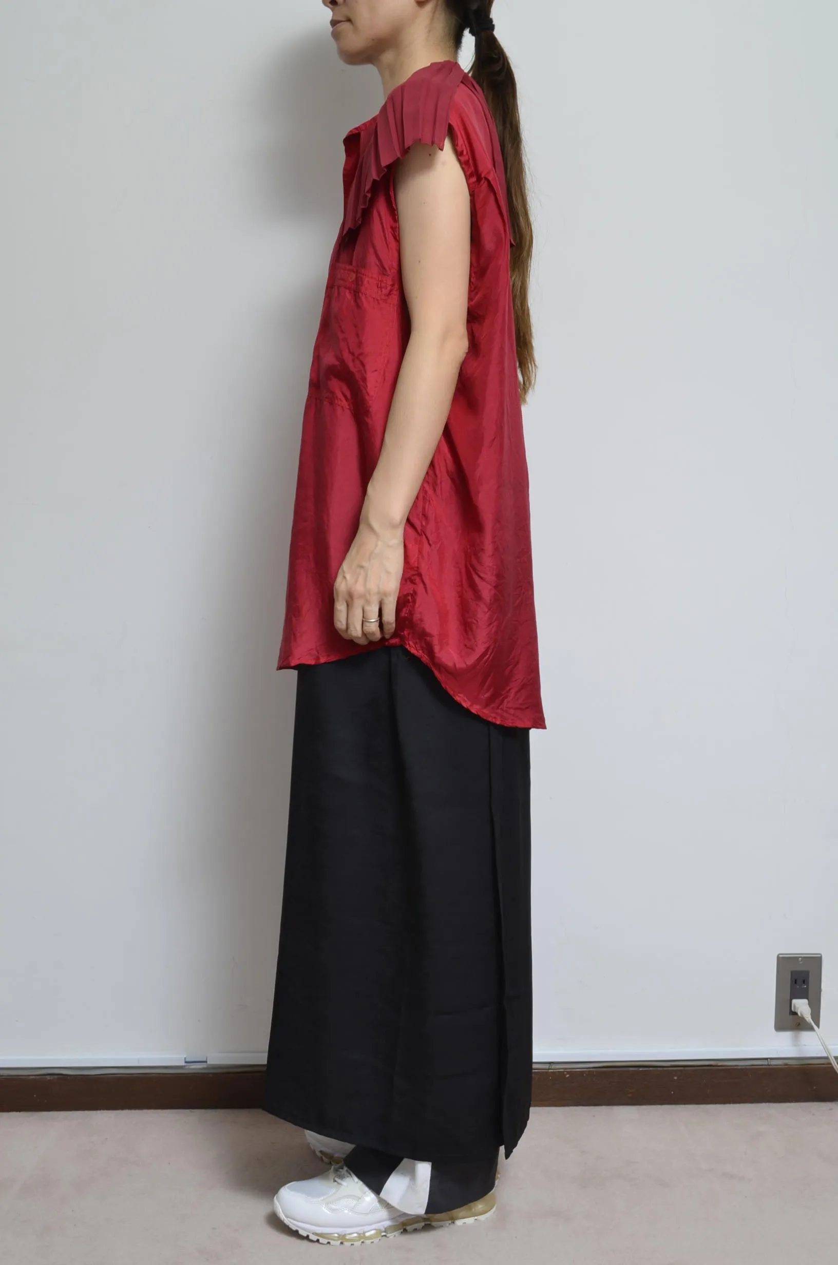 PLEATED COLLAR SH_D