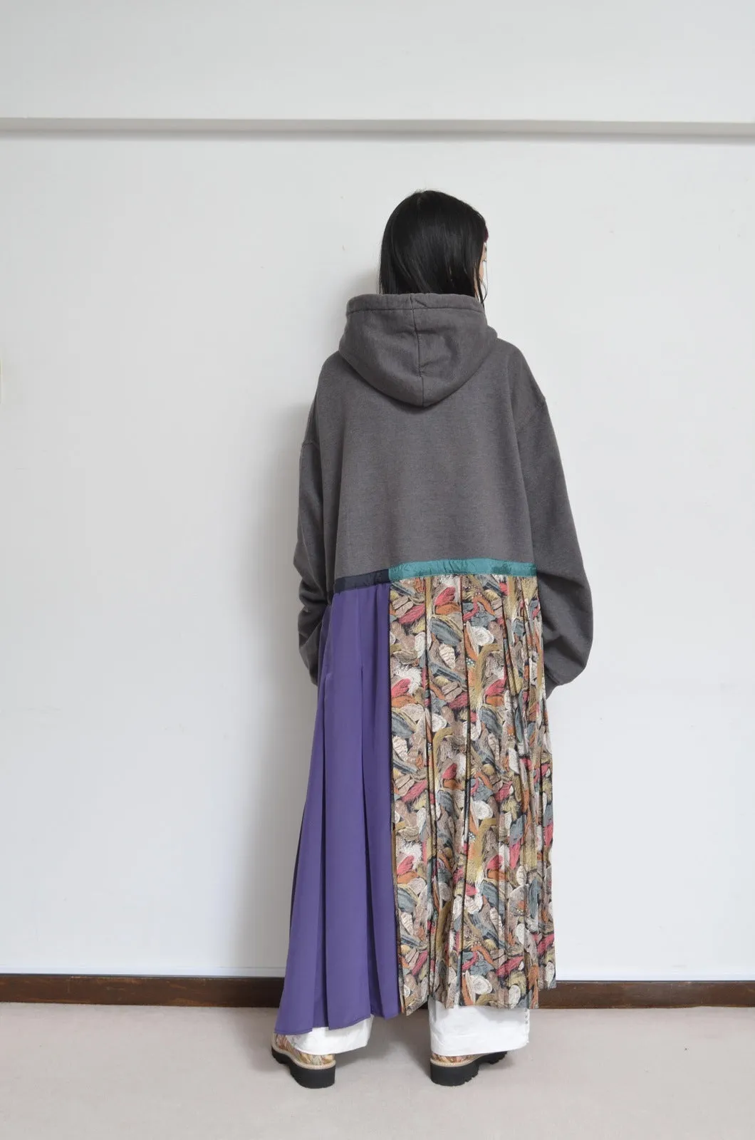 PLEATED SWEAT SH OP _ B