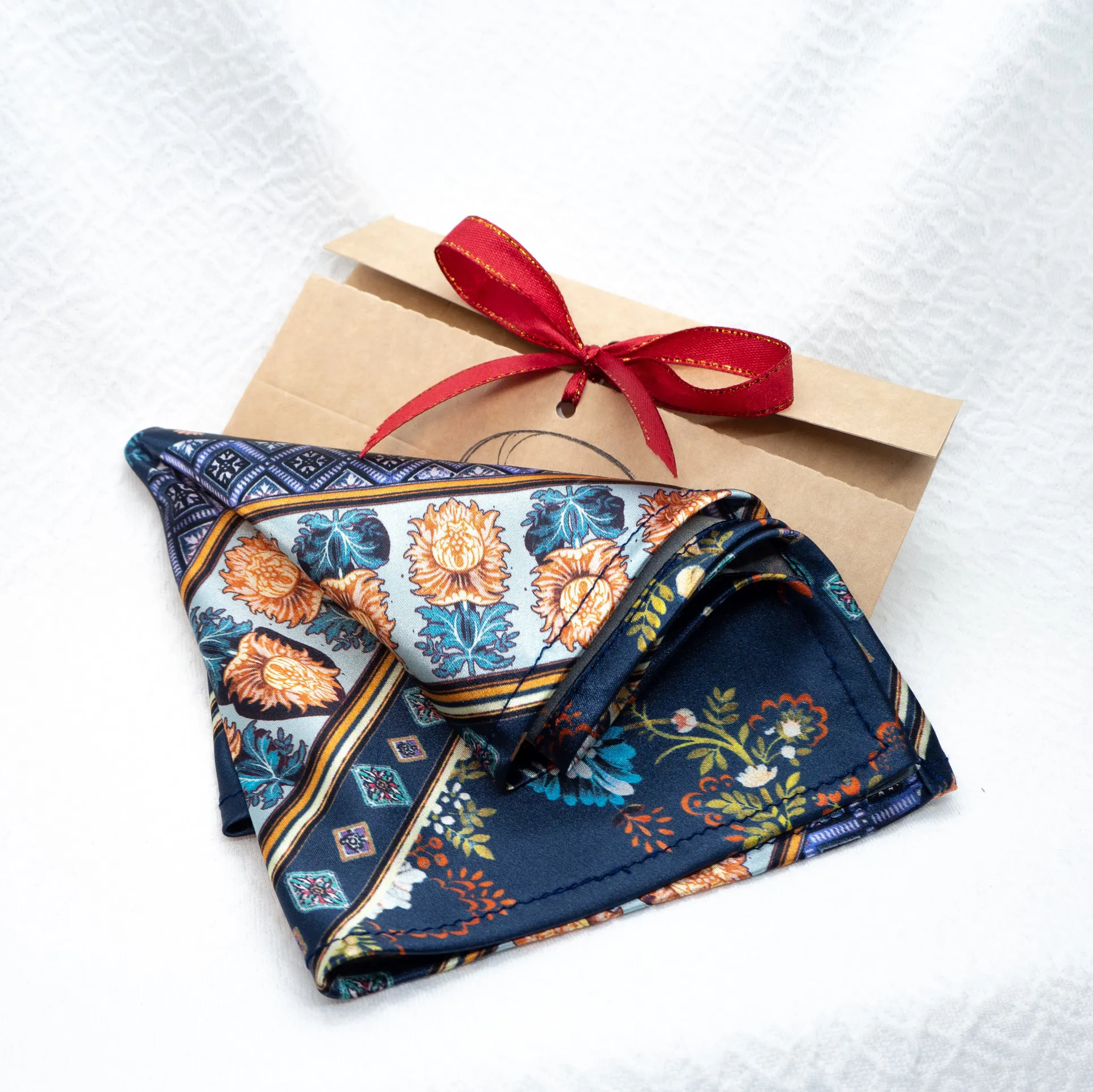 Pocket square "Ornaments "