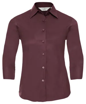 Port - Women's ¾ sleeve easycare fitted shirt