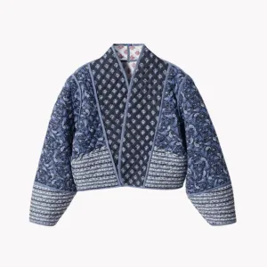 Pre Order:  Reversible Floral Print Padded Jacket