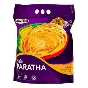 SABROSO PLAIN PARATHA 30PC 2400GM