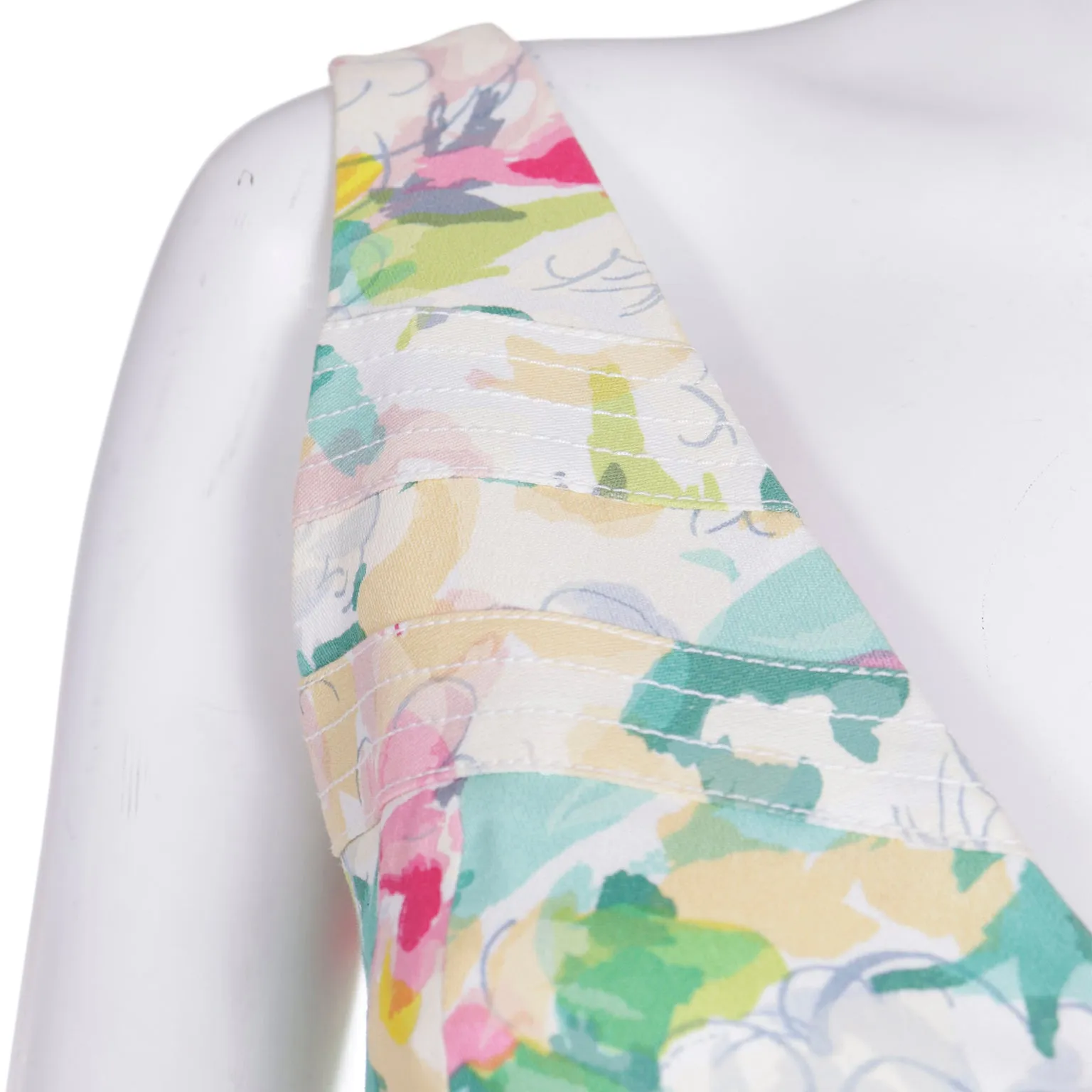 S/S 2005 John Galliano Pastel Floral Sleeveless Dress