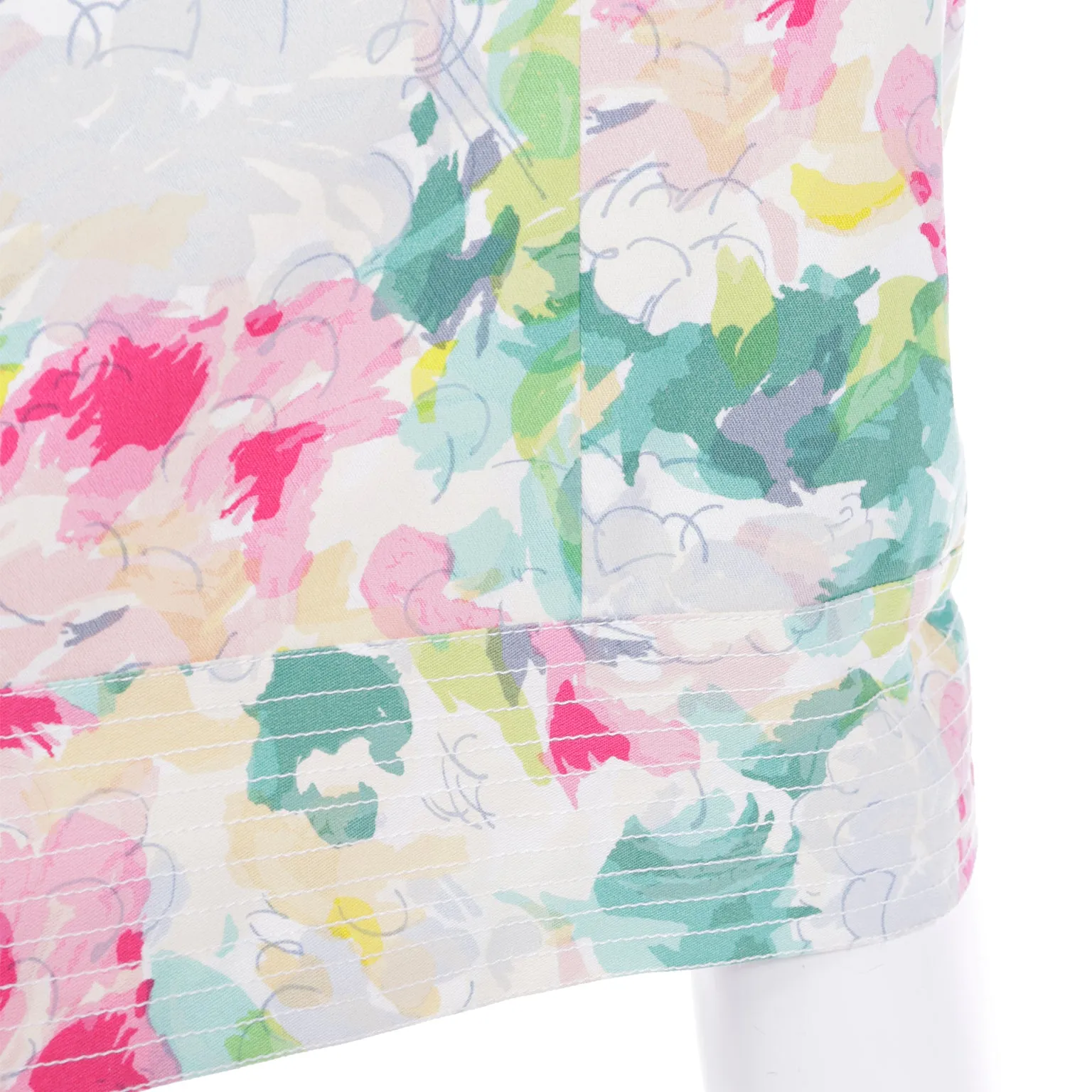 S/S 2005 John Galliano Pastel Floral Sleeveless Dress