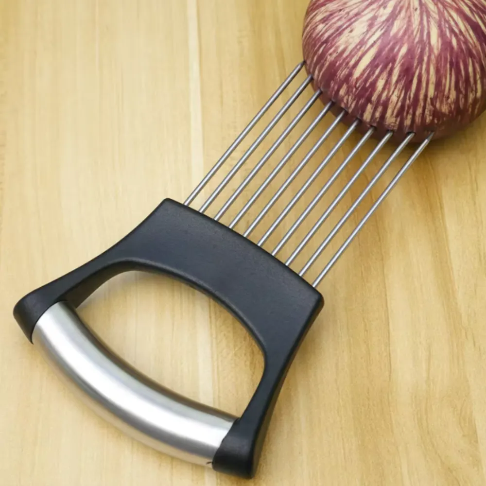 Stainless Steel Onion Holder for Slicing