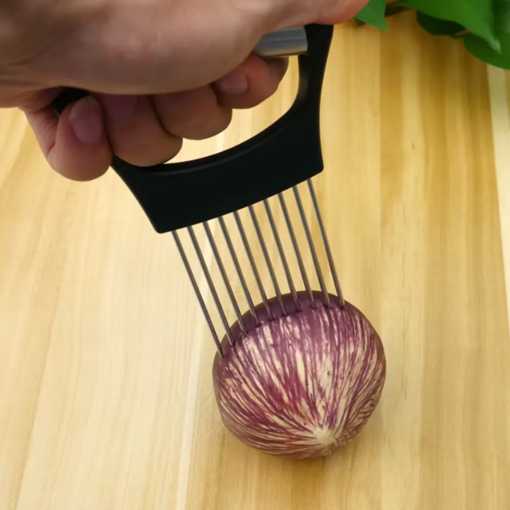 Stainless Steel Onion Holder for Slicing