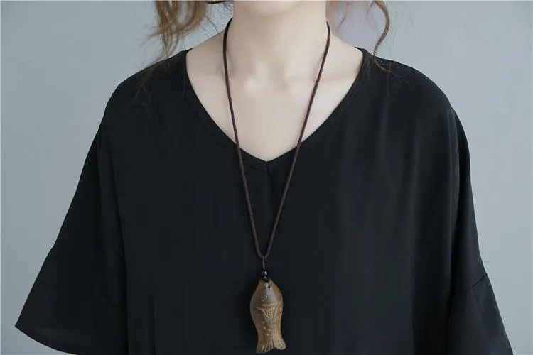 Summer Plus Sizes Linen Loose Cozy Dresses