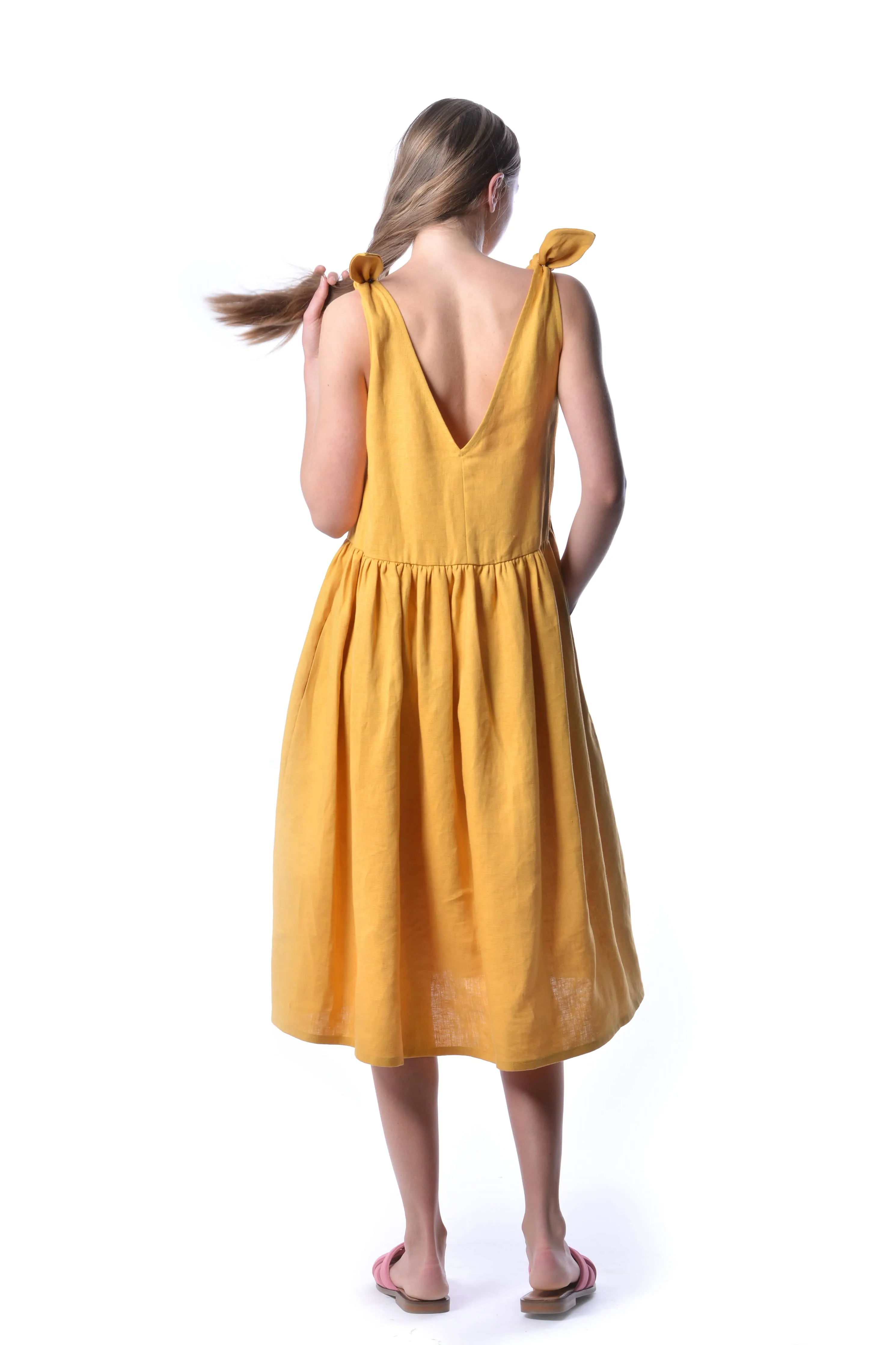 Sunshine Linen Bunni Dress