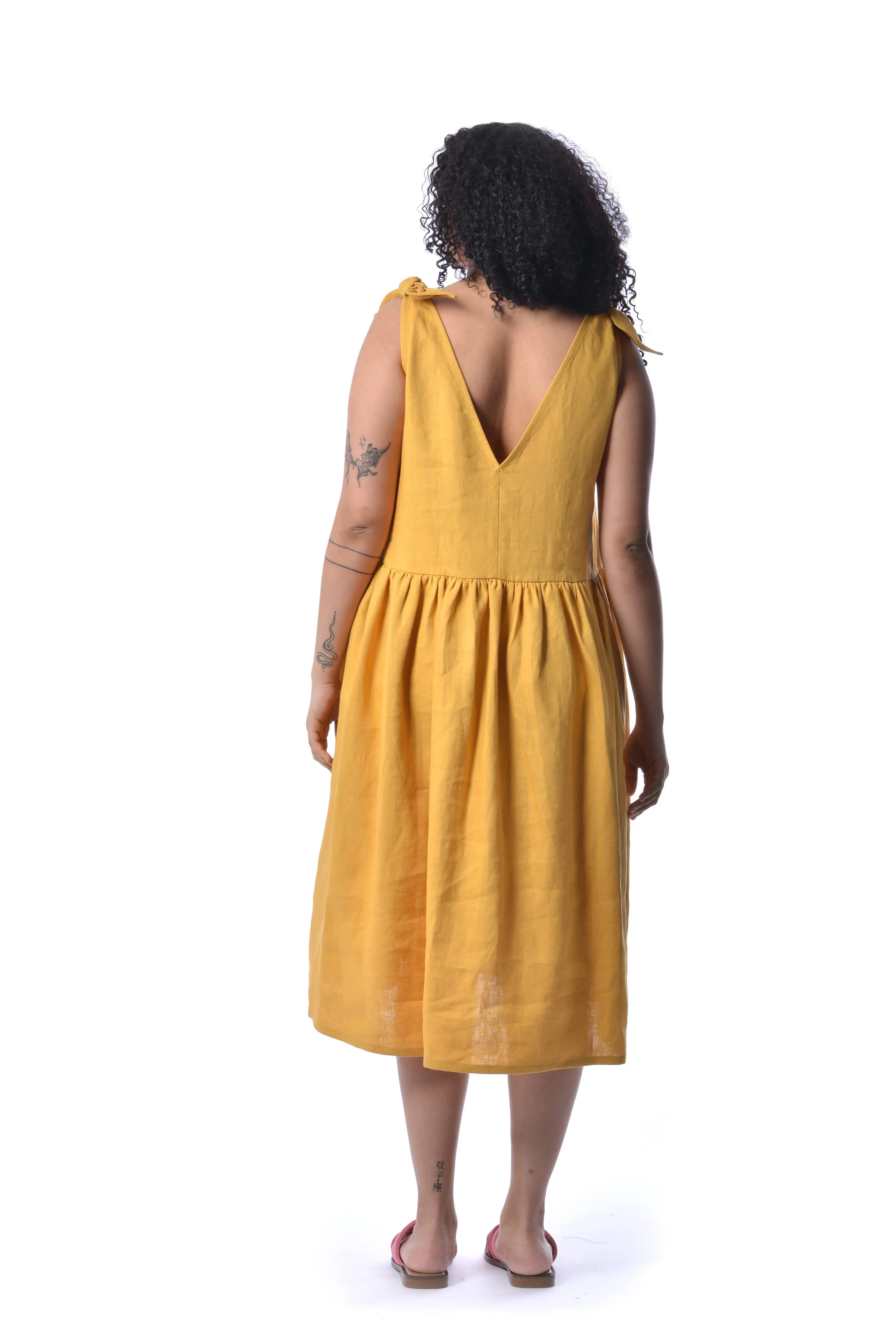 Sunshine Linen Bunni Dress