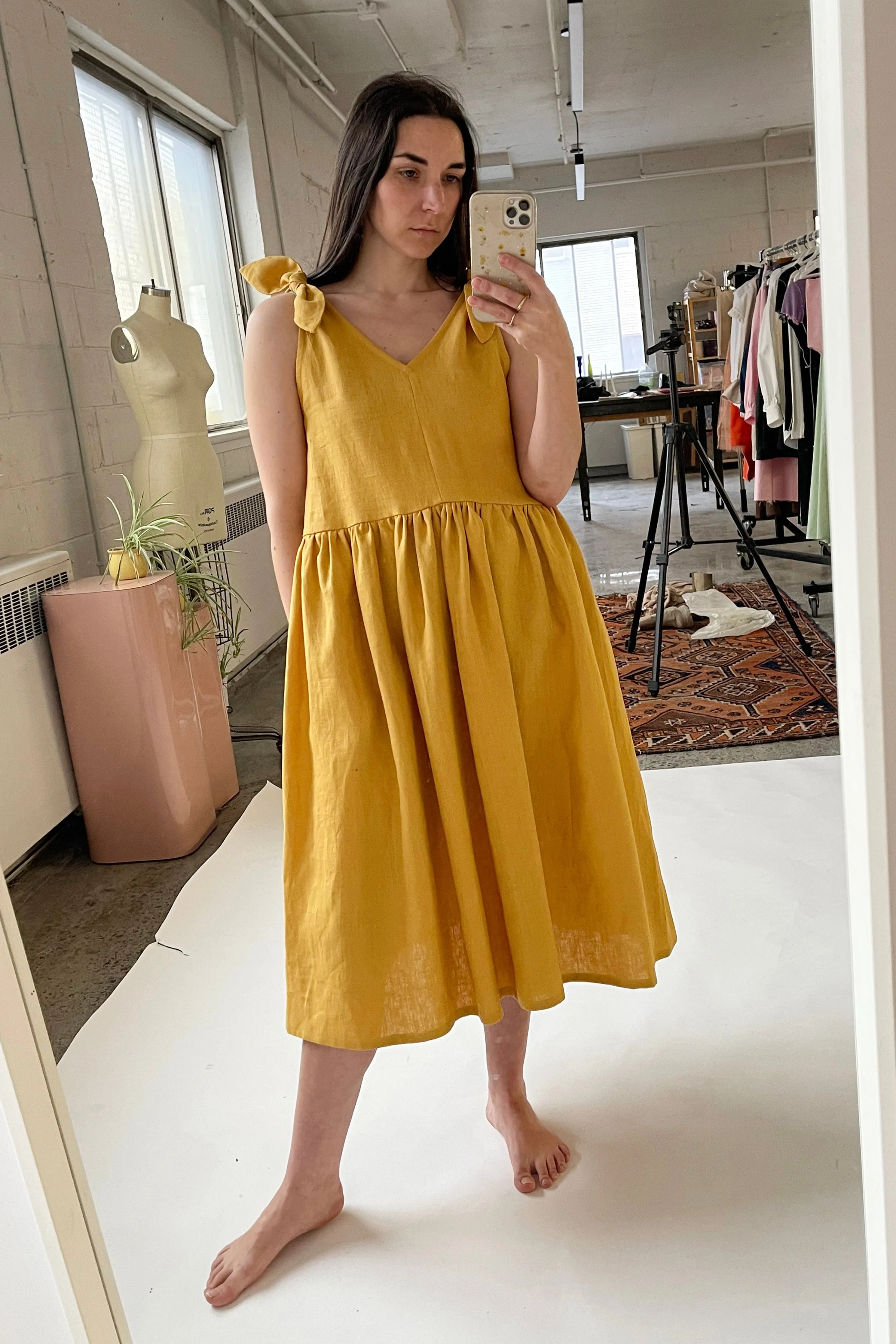 Sunshine Linen Bunni Dress