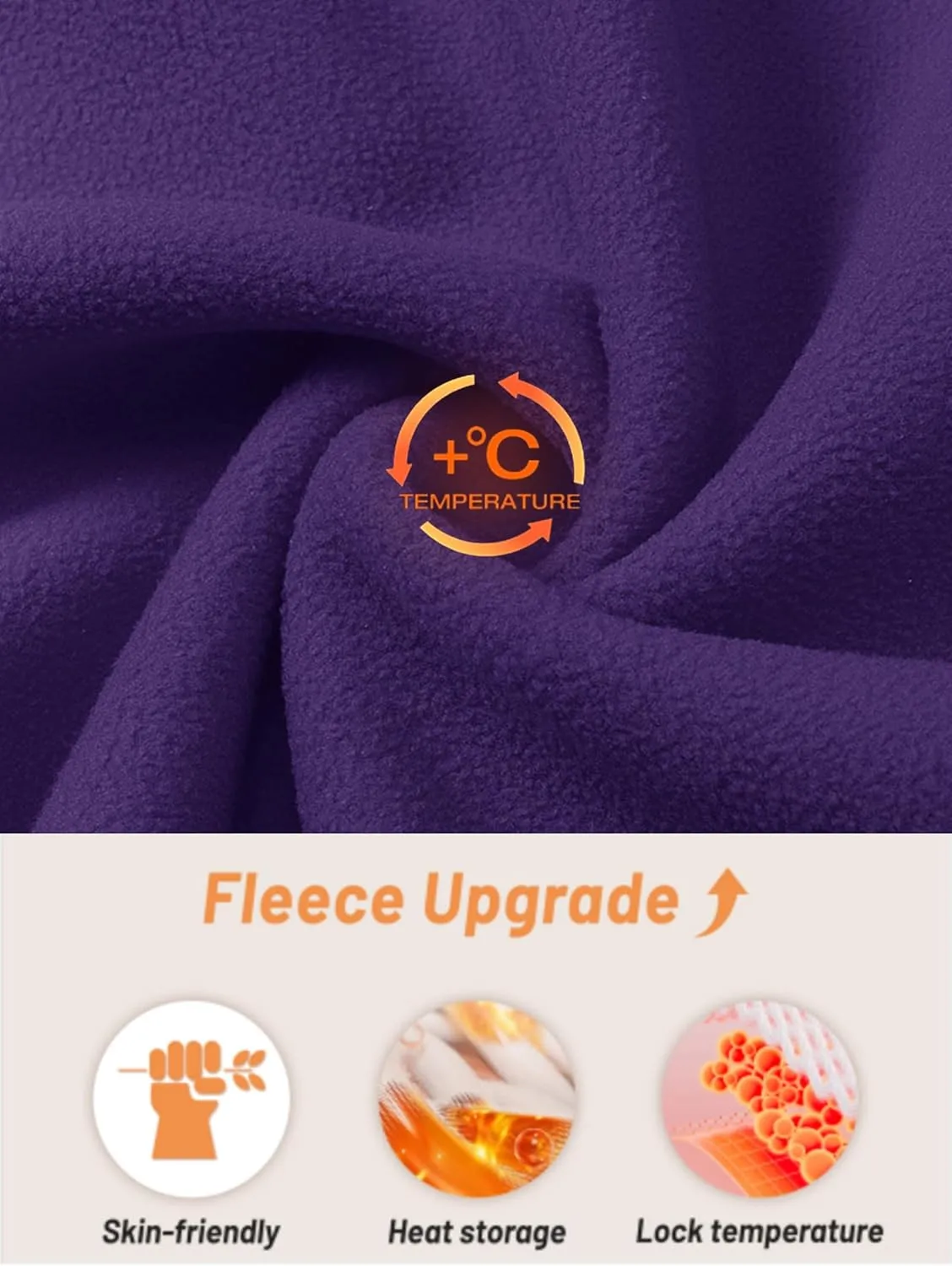 TACVASEN Women's Soft Fleece Jacket Lightweight Full Zip Sweatshirts Coat Casual Winter Warm Sweaters with Pockets