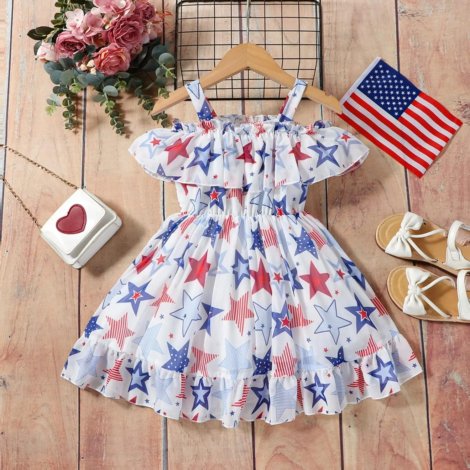 Toddler Baby Girls Summer Dress Chiffon Princess Tutu Dress Floral Beachwear Suspender Sundress Skirt Little Girl Clothes