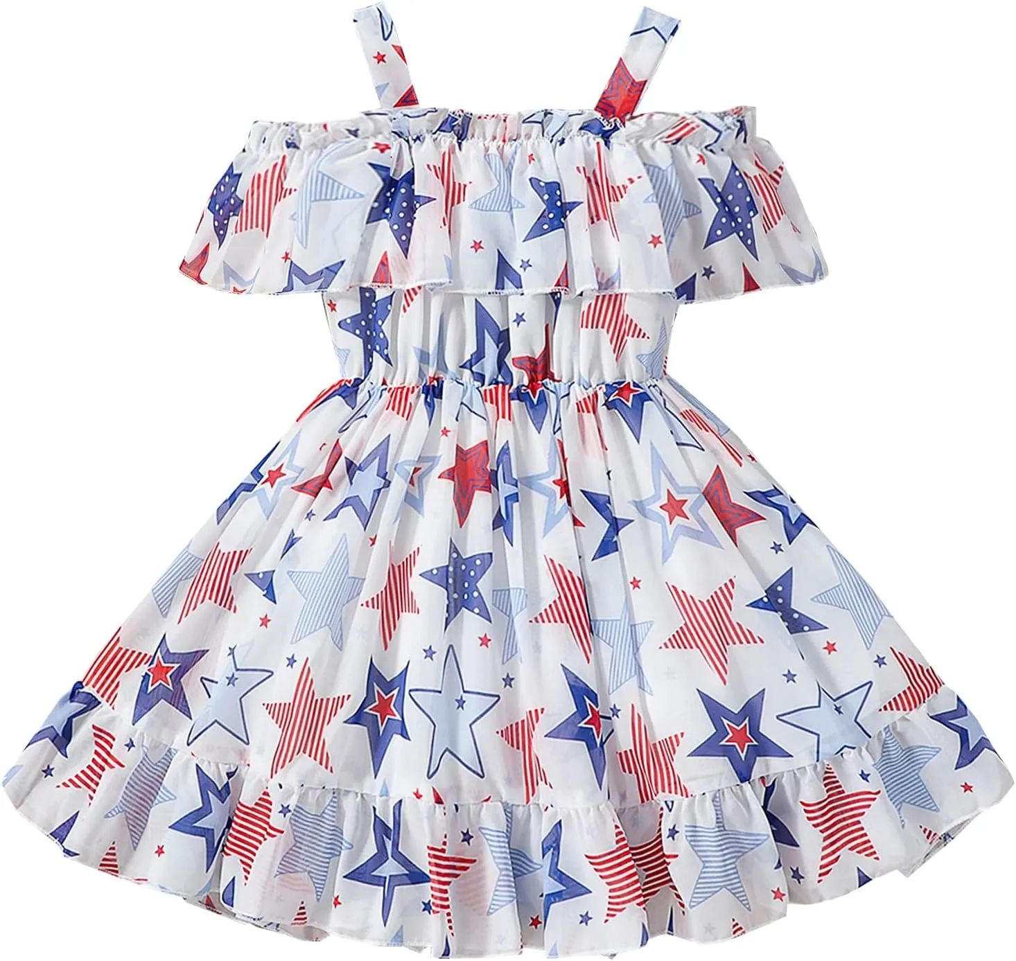 Toddler Baby Girls Summer Dress Chiffon Princess Tutu Dress Floral Beachwear Suspender Sundress Skirt Little Girl Clothes