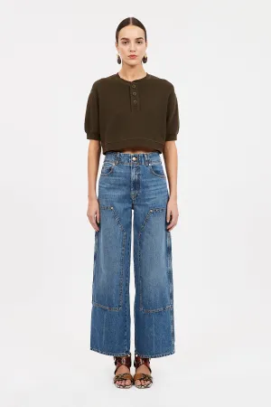 Ulla Johnson - Blake Top in Militaire