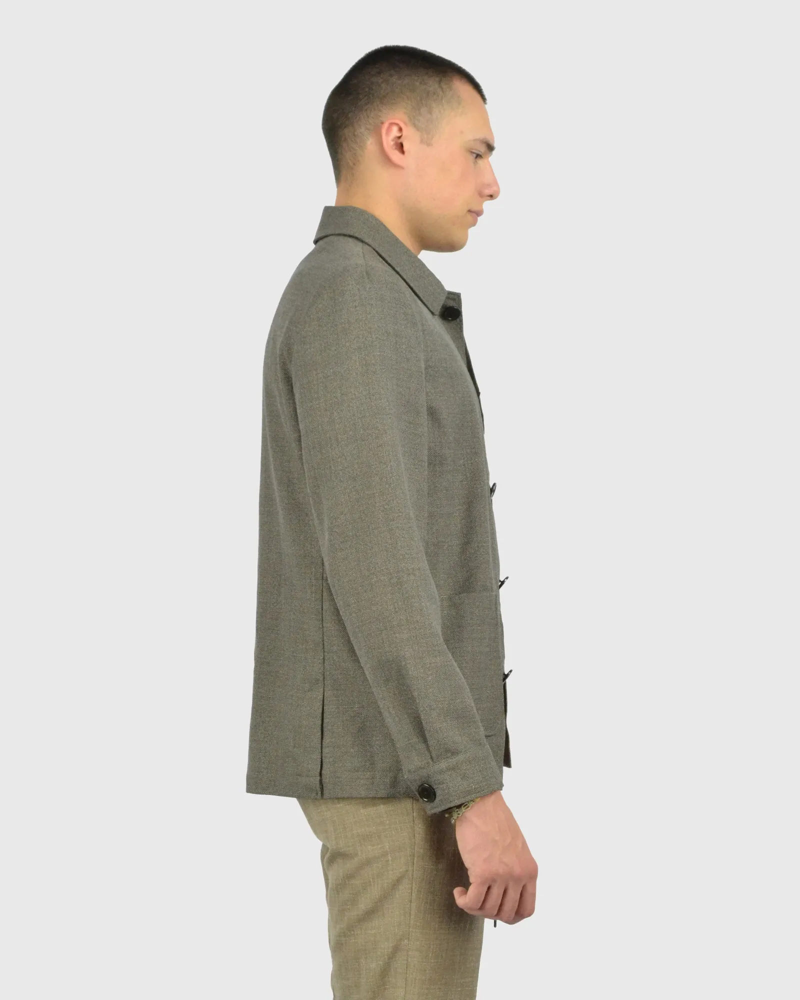 VINCENT & FRANKS 50.6638/202 BROWN OVERSHIRT / CHORE JACKET