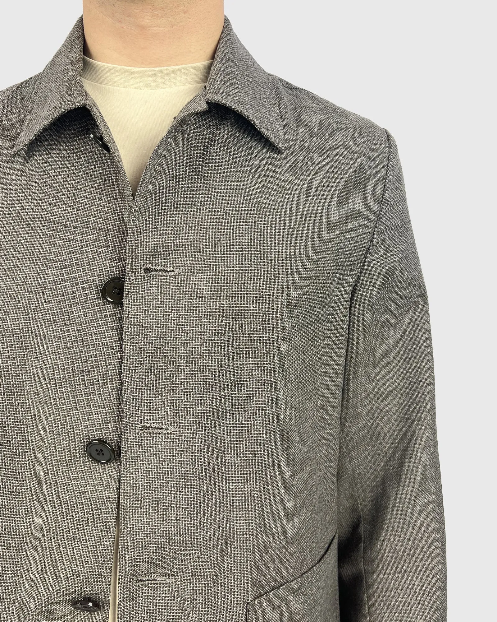 VINCENT & FRANKS 50.6638/202 BROWN OVERSHIRT / CHORE JACKET