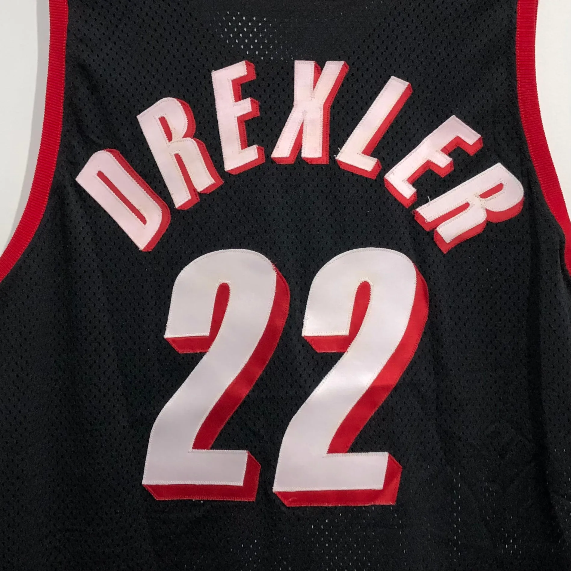 Vintage Clyde Drexler Portland Trail Blazers Jersey Authentic XL