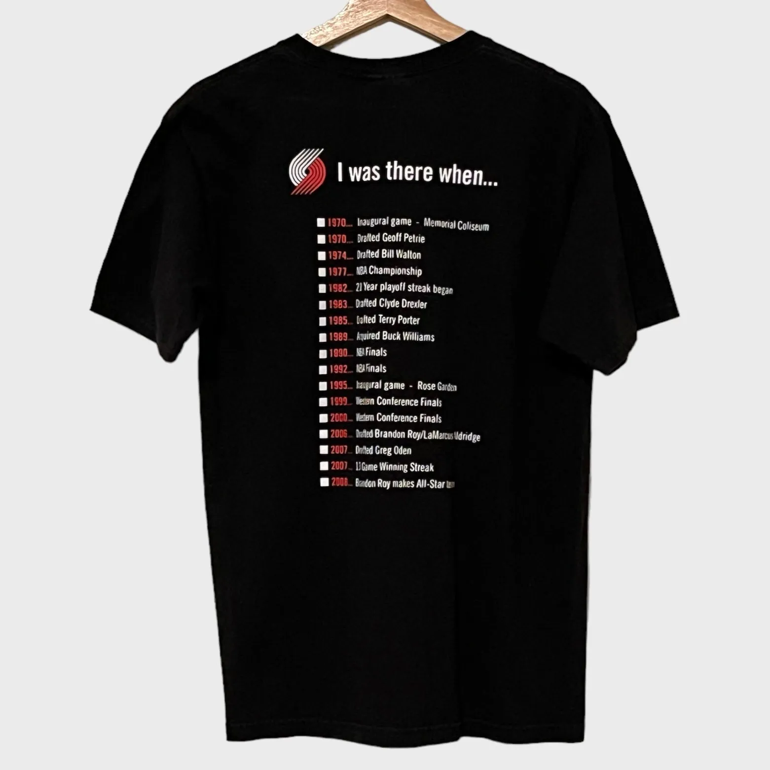 Vintage Portland Trail Blazers Shirt Season Ticket Holder M