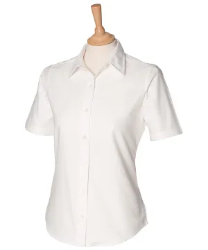 White* - Women's short sleeve classic Oxford shirt