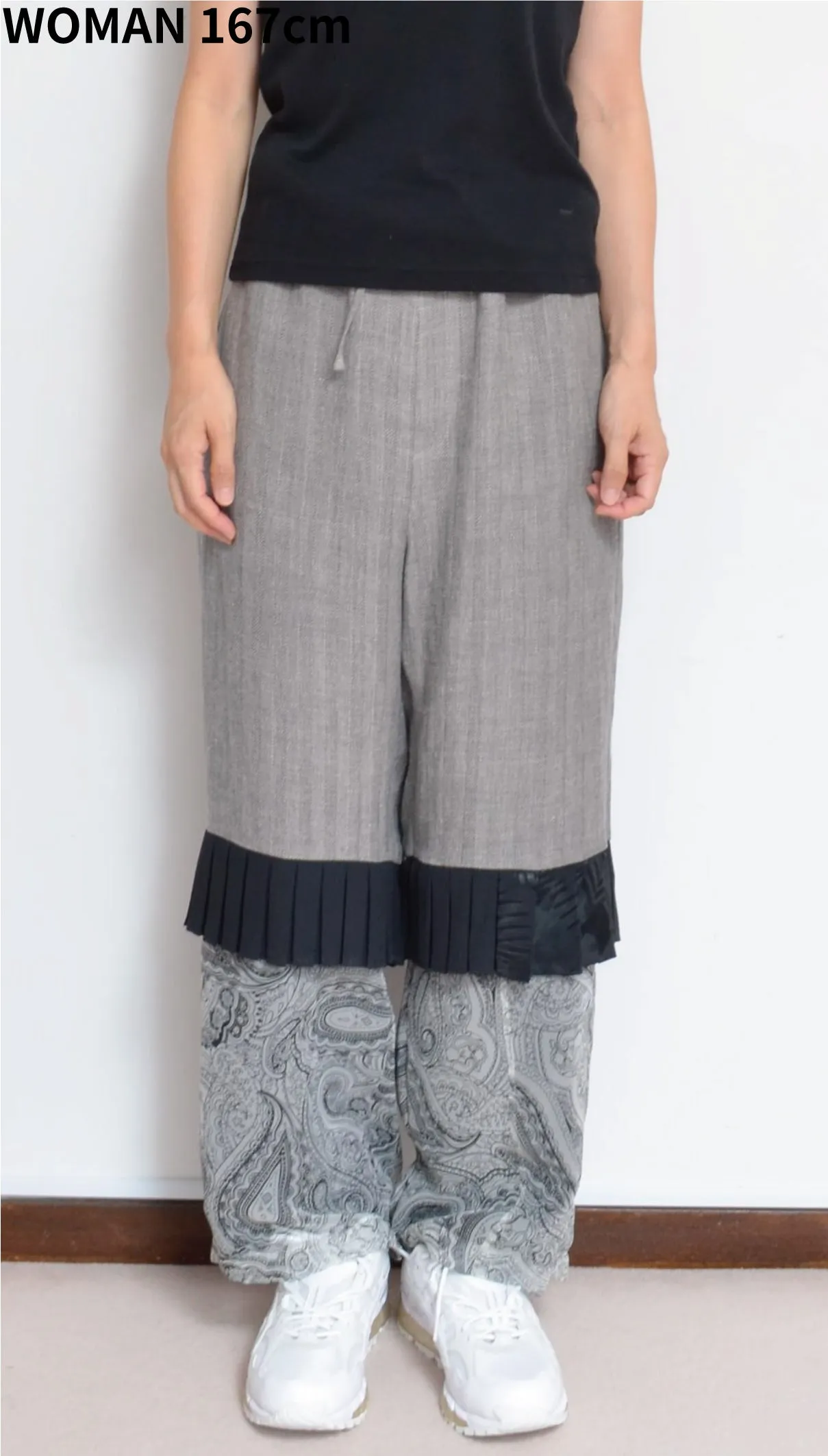 WIDE AND EASY PT_GRAY LINEN