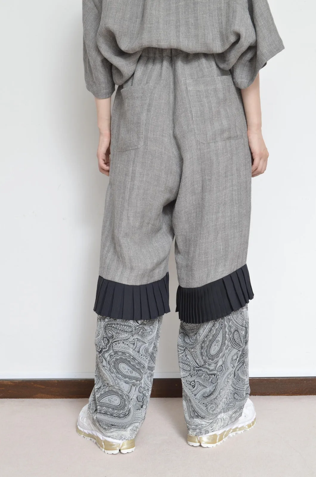 WIDE AND EASY PT_GRAY LINEN