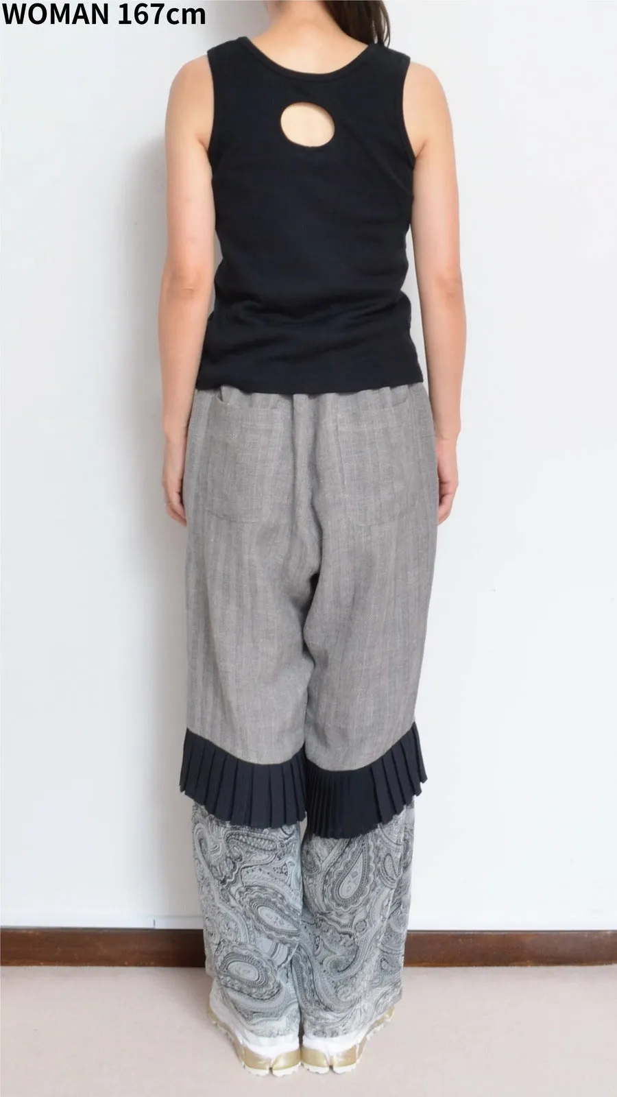 WIDE AND EASY PT_GRAY LINEN