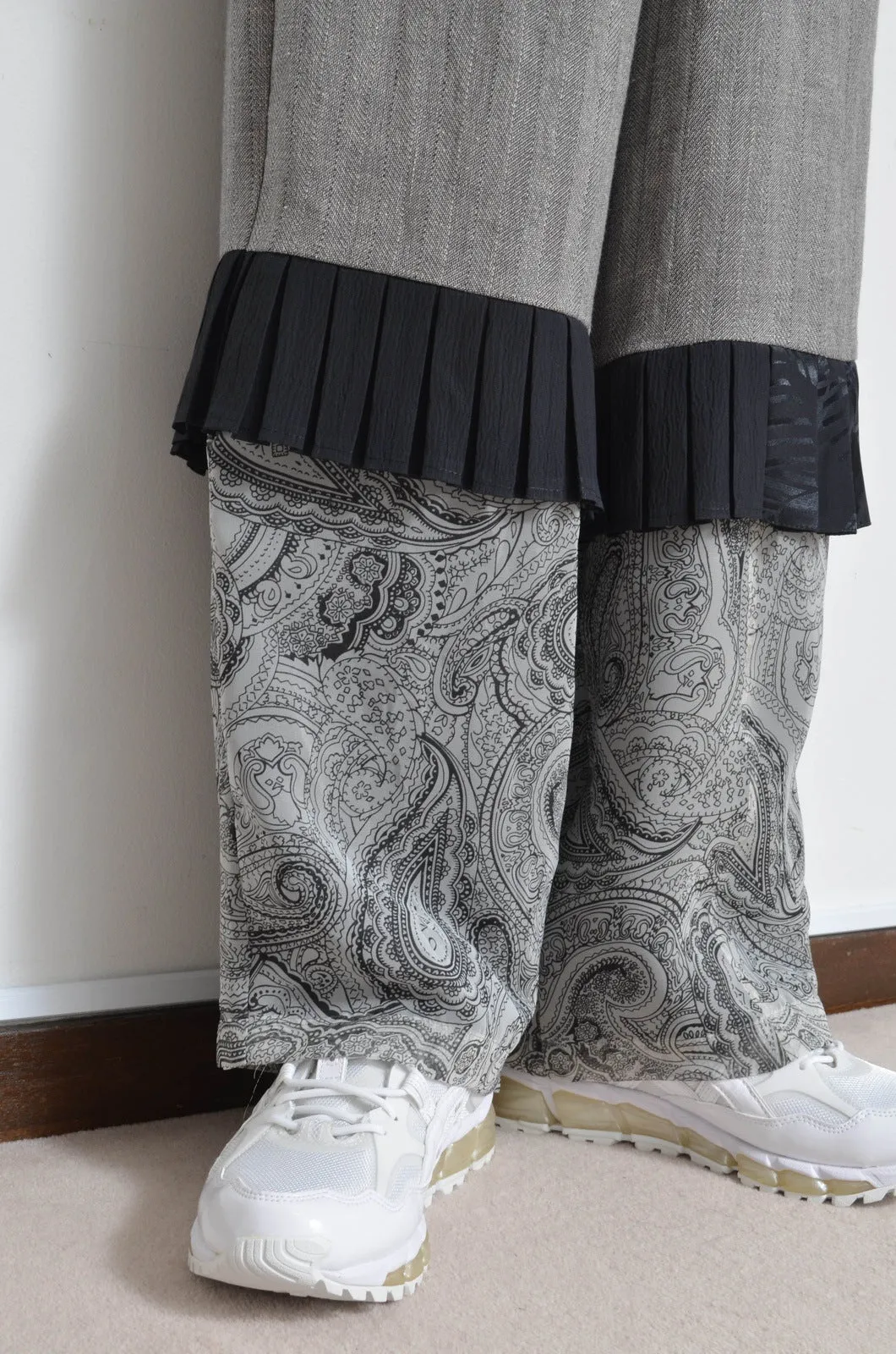 WIDE AND EASY PT_GRAY LINEN