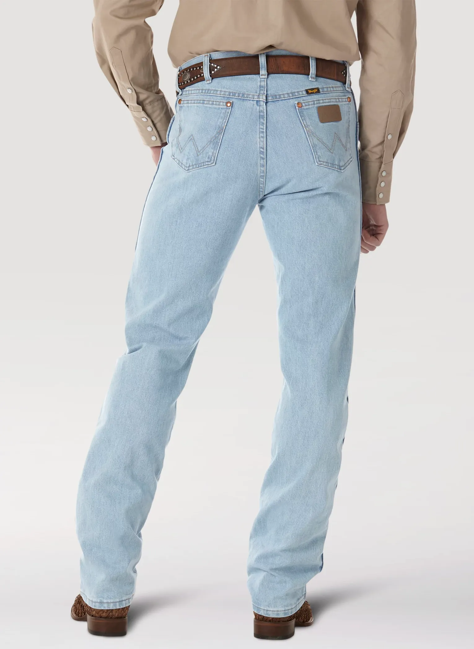 WRANGLER COWBOY CUT ORIGINAL FIT JEANS IN BLEACH